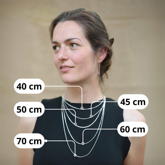 Kette Silber unterschiedliche Längen Halskette