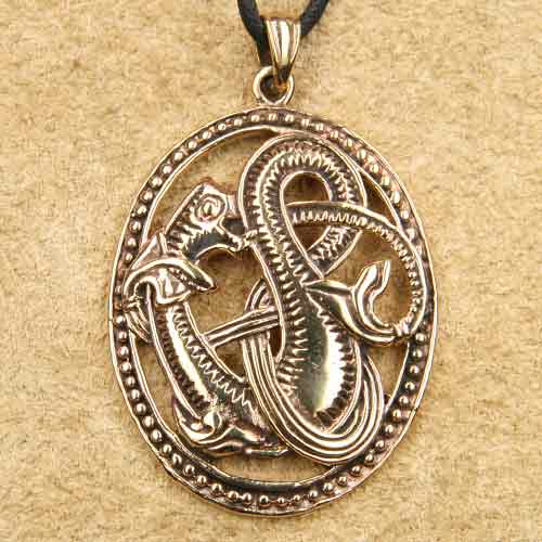 keltische Schlange Schmuck Anh