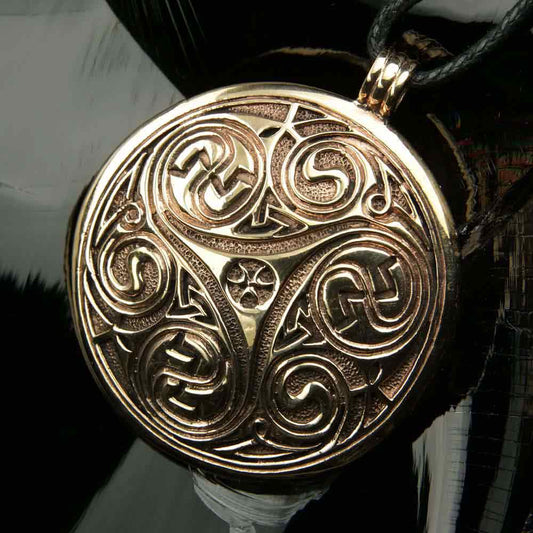 Triskel Schmuck Bronze groß