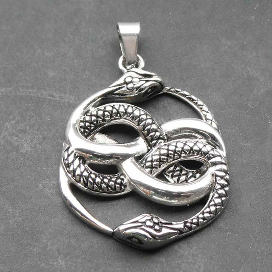 Auryn Schmuck Amulett Edelstahl Schlangen