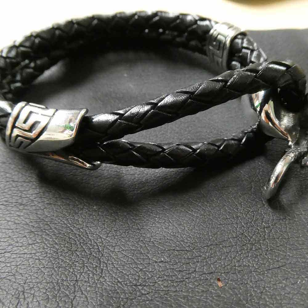 Lederarmband Edelstahl Verschluss