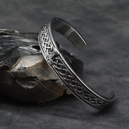 Thorshammer Armreif Edelstahl