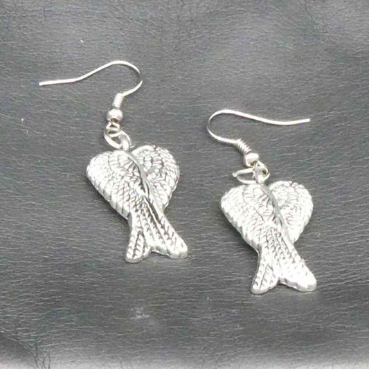 Engelsflügel Ohrringe Edelstahl