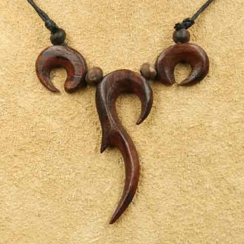 Onn Holz Schmuck Collier