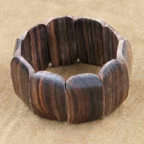 Armband Holzschmuck breit