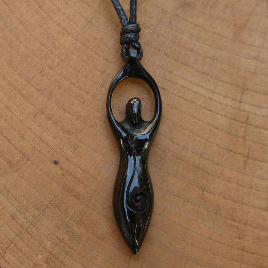 Angerone klein-Horn Kette Schmuck Handarbeit Fairtrade