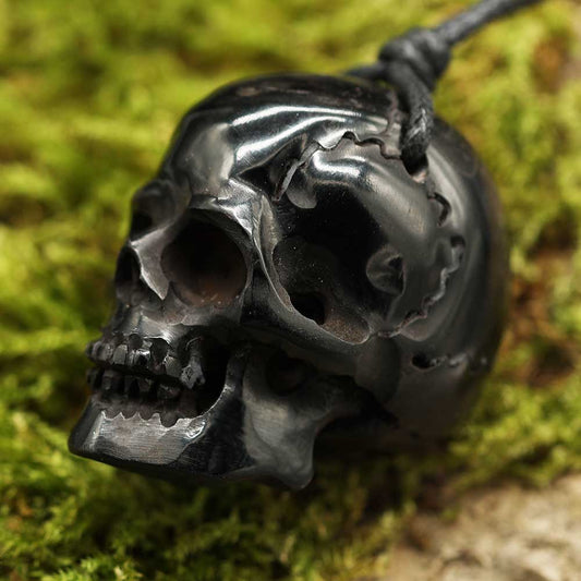 Totenkopf Anhänger Gothic Kunst Handwerk fair gehandelt