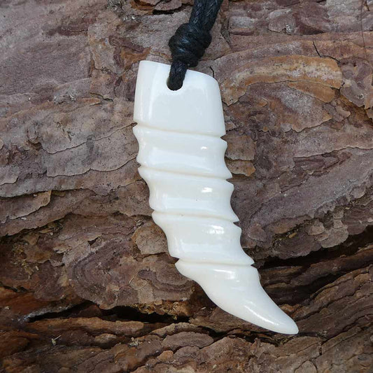 Knochen Schmuck Zahn Anhänger Handarbeit