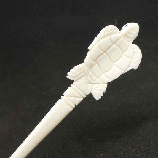 Schildkröte Haarstab Haarschmuck Handarbeit für Hochstecken der Haare