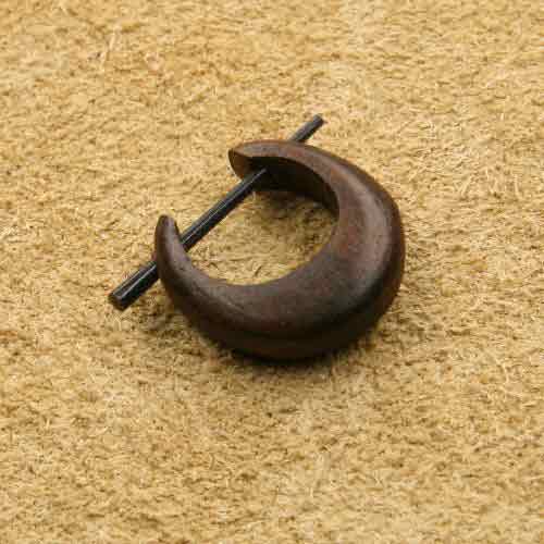 Holzcreole klein 1,5cm Ohrschmuck Holzschmuck Creole Ohrring