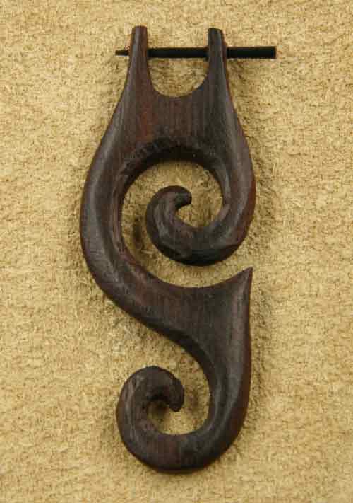 Creole Kreativ Holz Ohrschmuck