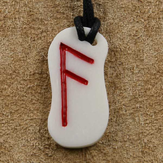 Knochen Rune 4 ansuz - a