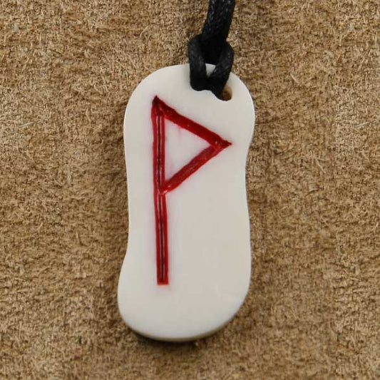 Knochen Rune 8 wunjo - w