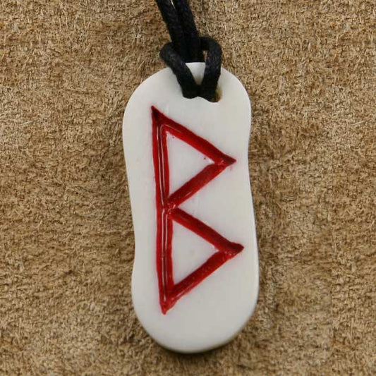 Knochen Rune 18 berkano - b