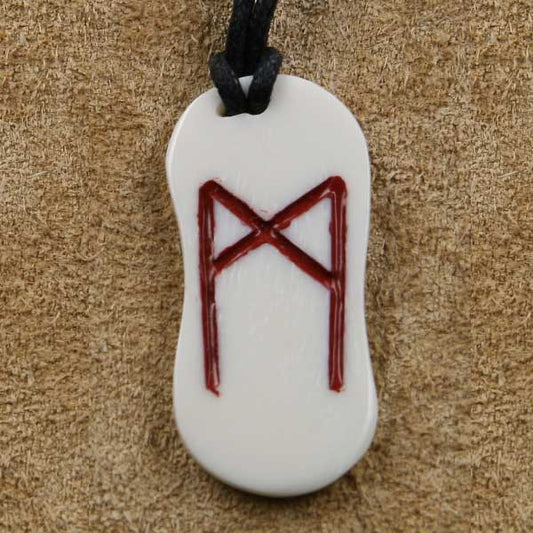 Knochen Rune 20 mannaz - m