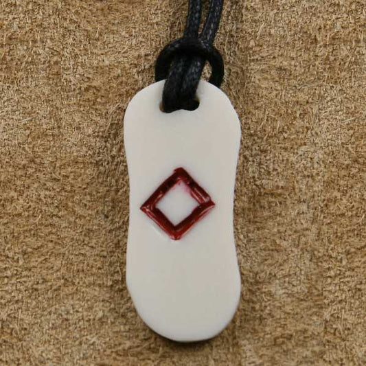 Knochen Rune 22 ingwaz - n