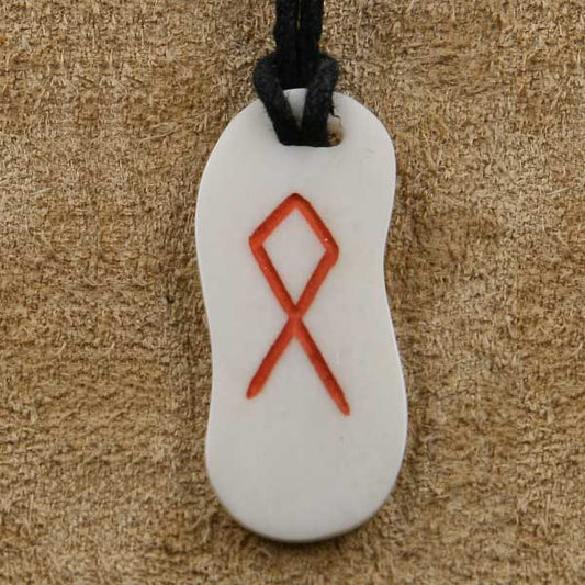 Knochen Rune 24 othala - o
