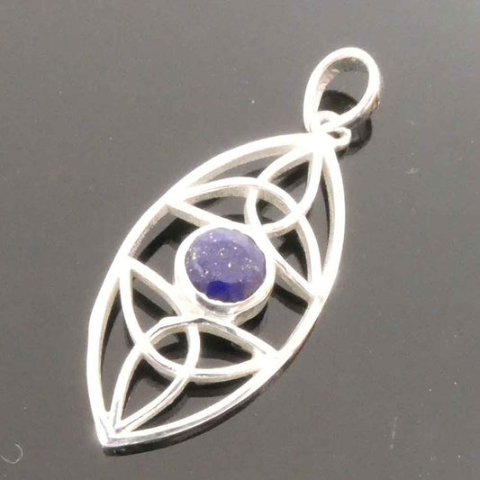 Kelten Schmuckanhänger Edelstein Lapislazuli