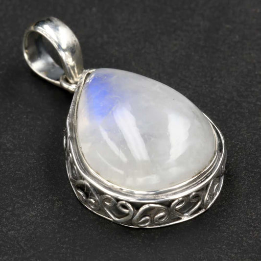Mondstein Schmuck Anhänger 925 Silber Kettenanhänger