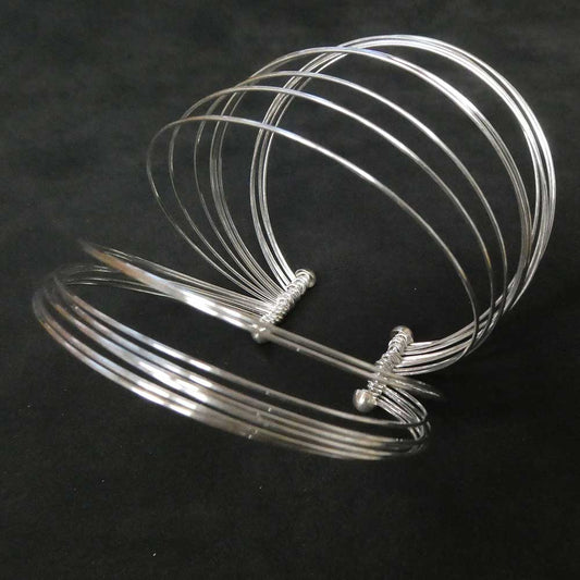 Armspange aus Silberdrähte Sterlingsilber edel verarbeitet