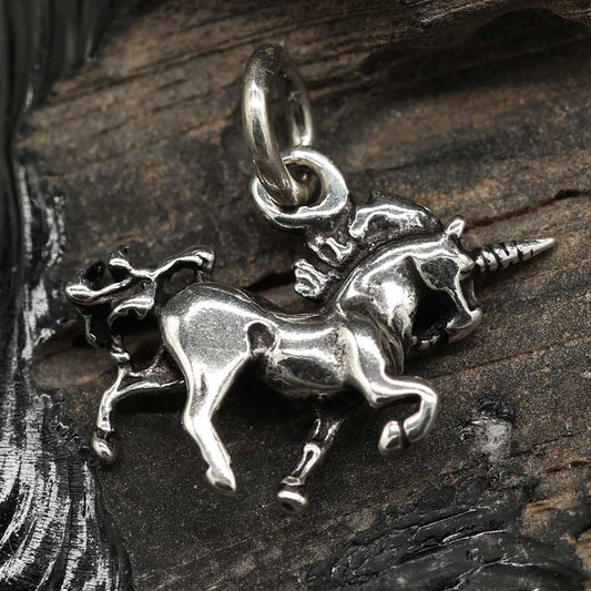 Einhorn Anhänger 925er Silber Kettenanhänger Fabeltier