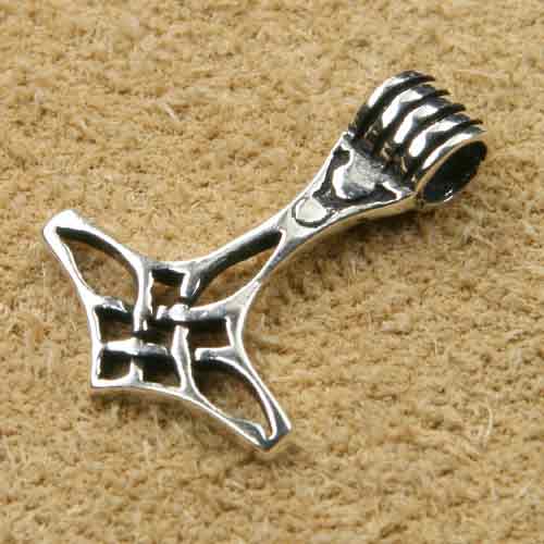 Thors Hammer Silber Anhänger Wikinger Kettenanhänger