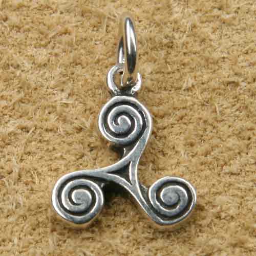 Triskelion Silber Anhänger keltische Triskele