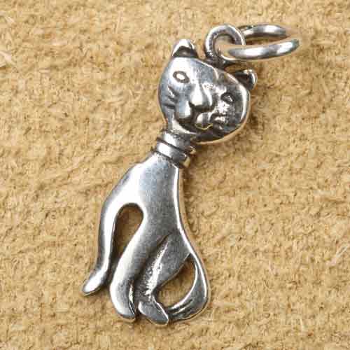 Katze Schmuck Kettenanhänger Silber