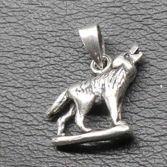 Wolf Schmuck Silber zarter Ketten Anhänger