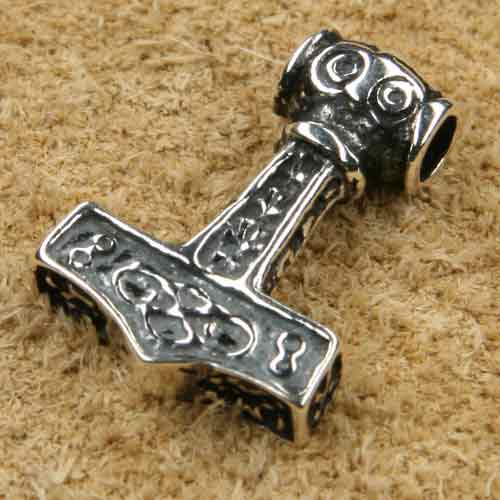 Thor Hammer Silber Anhänger