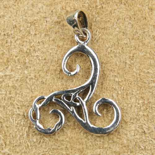 keltische Triskel Schmuck Kettenanhänger 925 Silber