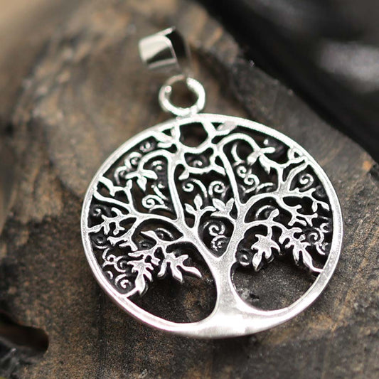 Silber Anhänger detailreicher keltischer Lebensbaum