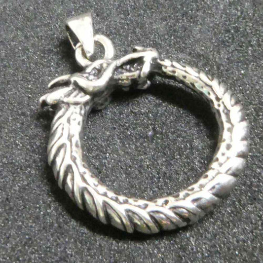 Midgardschlange germanischer Schmuck Silber