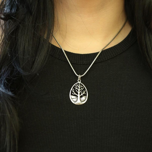 Lebensbaum Kettenanhänger 925 Silber Schmuck Keltisch