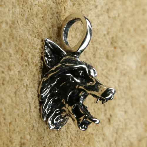 Wolfskopf 925 Sterlingsilber