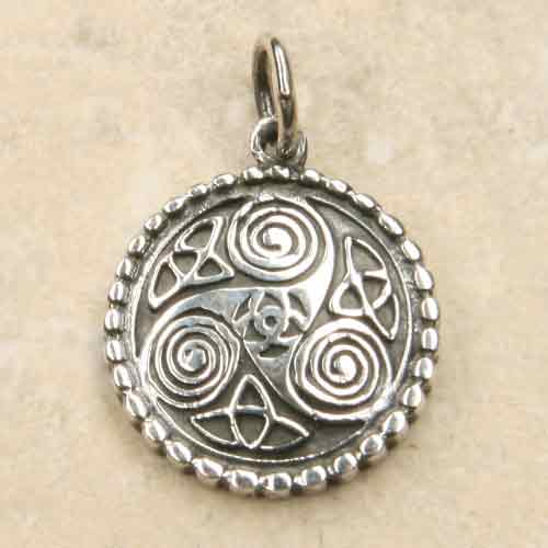 Triskel Silber Schmuck Anhänger