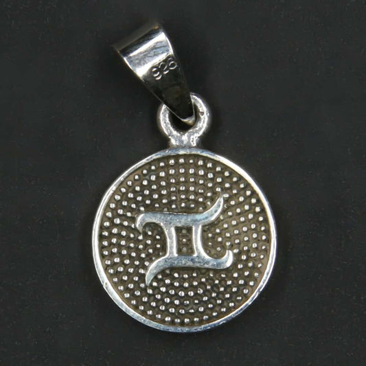 Zwillinge Tierkreiszeichen Sternzeichen Silber Anhänger