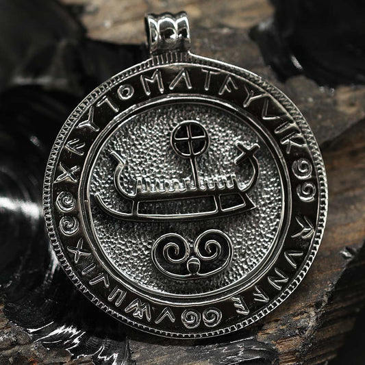 Runen Peritalkunst Anhänger 925 Silber Schmuck Keltisch Wikinger