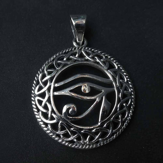 Auge des Ra 925 Silber Kettenanhänger Silberschmuck ägyptisch