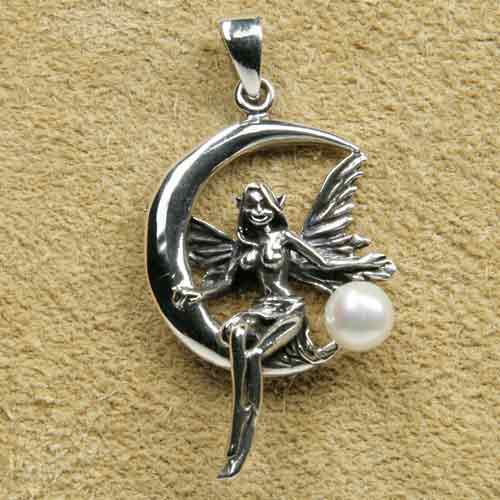 Elfe Schmuck Ketten Anhänger silber