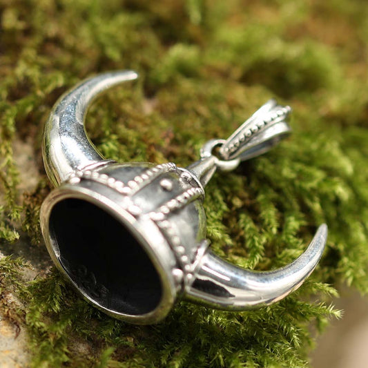 Wikinger Anhänger Schmuck 925 Silber Wikingerhelm