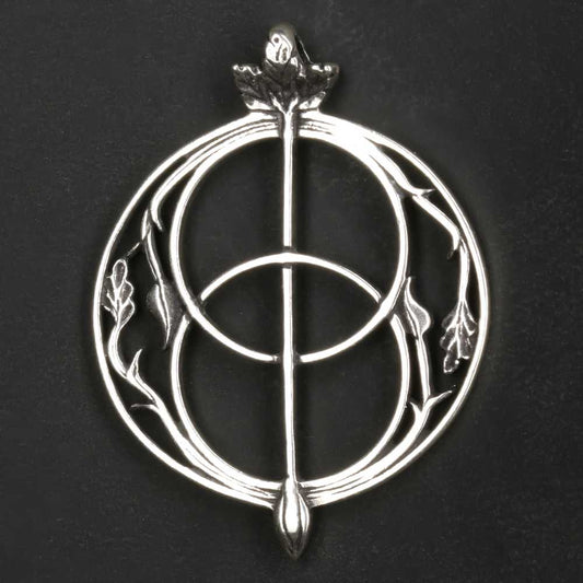 Magische Quelle 925 Silber Kettenanhänger ausgefallener Anhänger