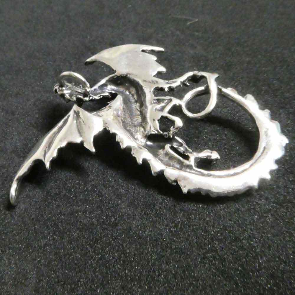 Drache Anhänger 925er Silber