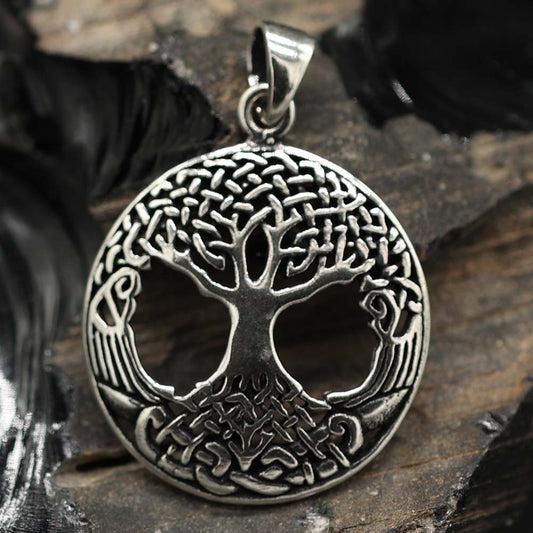 Keltischer Lebensbaum Schmuckanhänger 925 Silber Schmuck