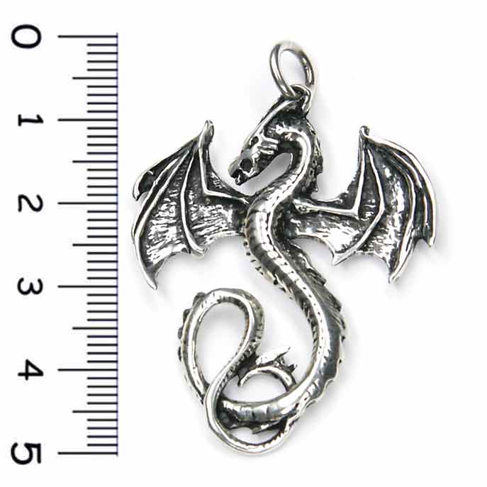 Drache Anhänger Kette Schmuck