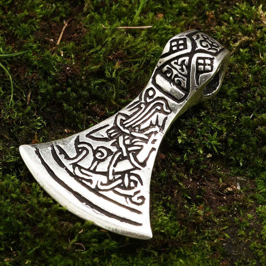 Axt von Mammen Anhänger Silber Schmuck Wikingergrab Fund