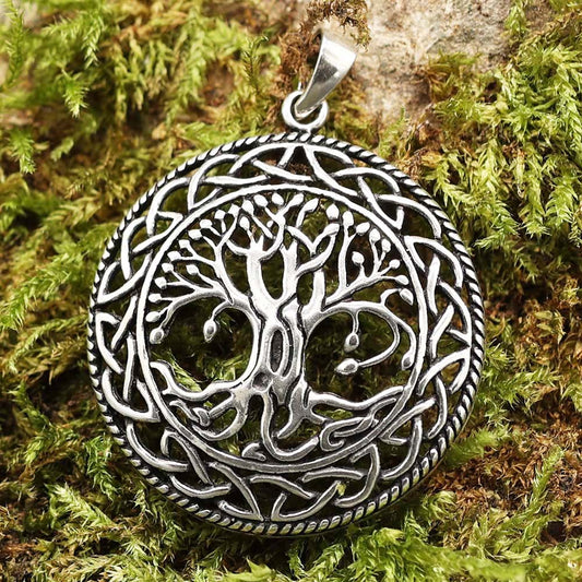 Kelten Lebensbaum Anhänger Silber Kettenanhänger