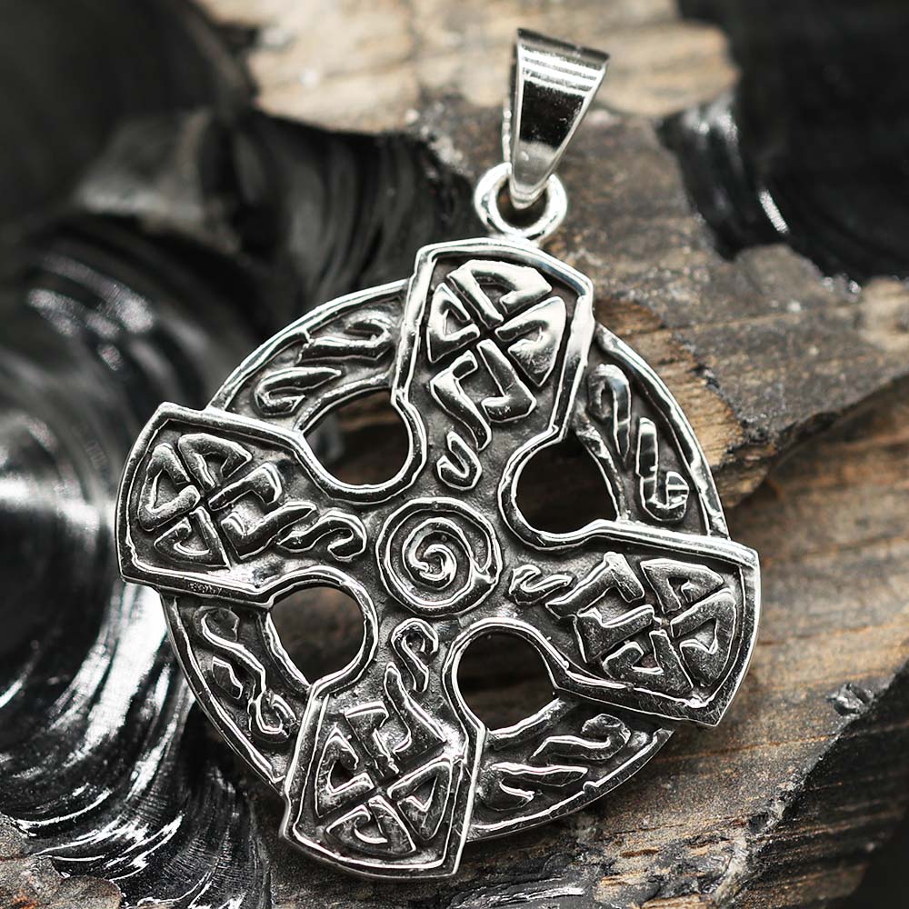Keltisches Kreuz Anhänger 925 Silber Keltenkreuz Silberanhäger