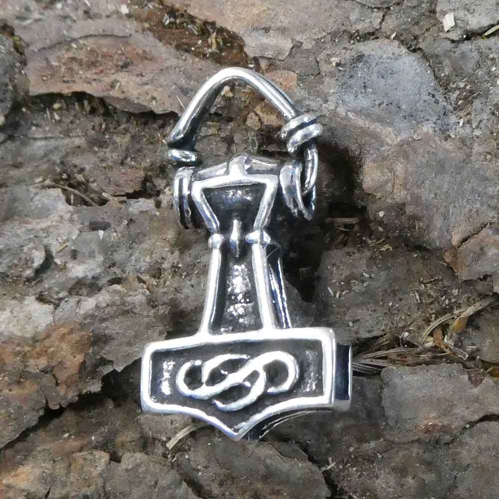 Thorshammer 925er Silber Schmuckanhänger