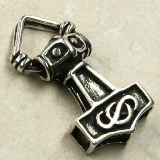 Thors Hammer Kette Silber Anhänger